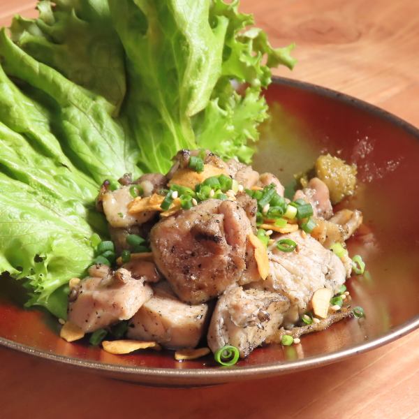 【ひとたらし3大名物】新潟ブランド！越の鶏の豪快炭火炙り