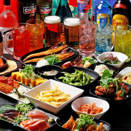 All-you-can-eat seafood, robatayaki, sushi, and yakitori!