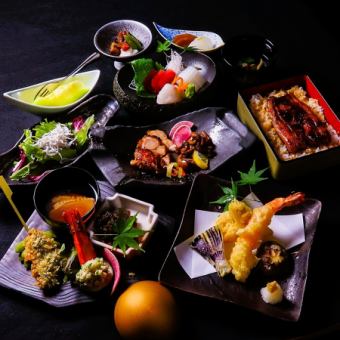 [Ka-kaiseki] Kaiseki cuisine with eel rice, 7 dishes total, 6,000 yen (tax included)