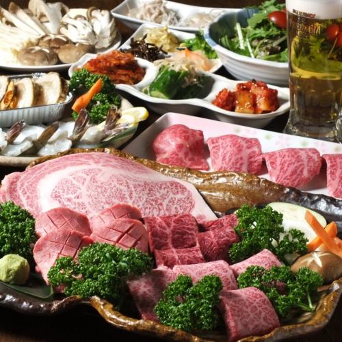 [Amazing cost performance in Roppongi!!] All-you-can-eat high-quality grilled meat & all-you-can-drink course including alcoholic drinks! From 5,100 yen