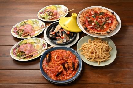 【期間限定】Mareマーレ(5品+2時間飲み放題)