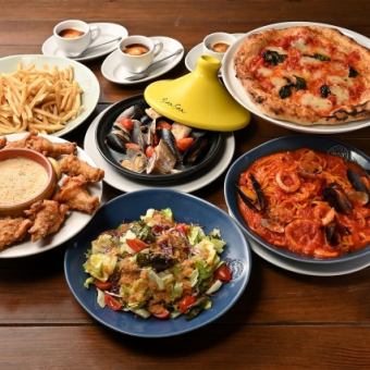 【期間限定】Opulentoオプレント(7品＋2時間飲み放題)