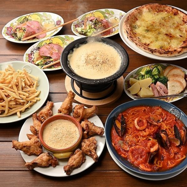 本格イタリアンが楽しめるコースは3,800円からご用意しております♪