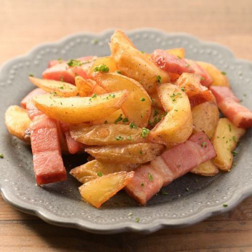 thick cut bacon potato