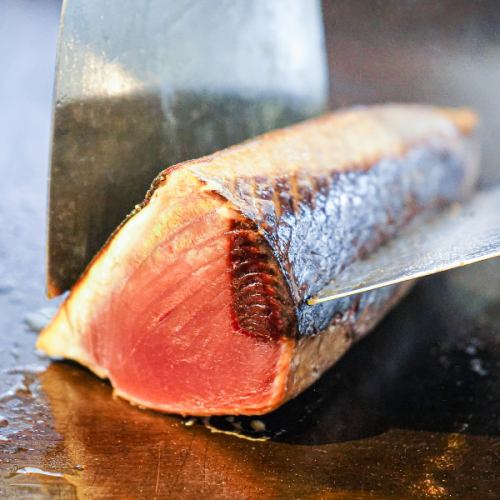 目の前でシェフの包丁さばきを楽しむ♪魚料理の醍醐味