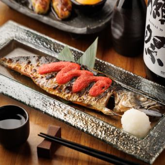 鯖の明太炙り焼き
