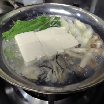 かき入り湯豆腐