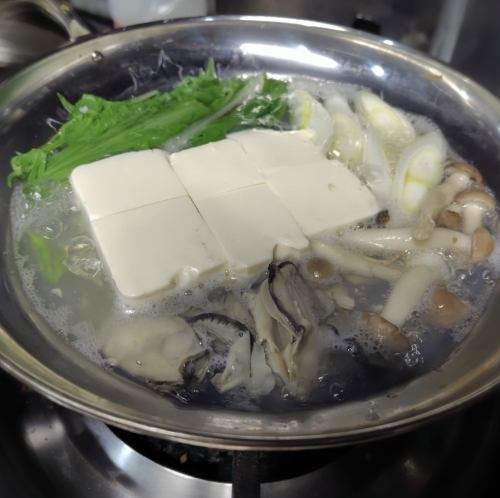 かき入り湯豆腐