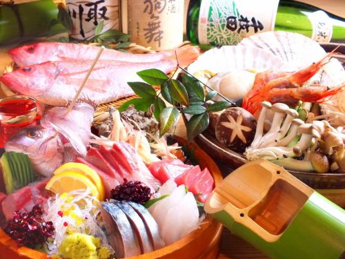 日本海刺身盛1800円～