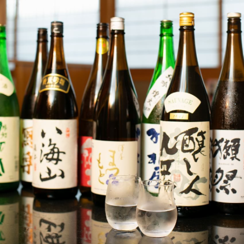 Many carefully selected sake from Nara