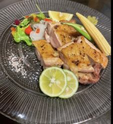 [Nara's Local Chicken] Grilled Yamato Chicken Thigh ~Served with Yuzu Pepper~