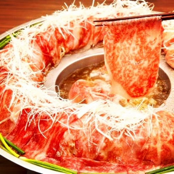 《Open special price》 Meat-cooked shabu-shabu + Japanese menu (100 types in total) All-you-can-eat All-you-can-drink 3 hours 4000⇒3000 yen (included)