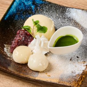 白玉あずき鬼抹茶アイス