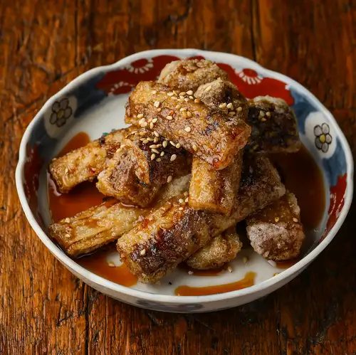 ごぼうの甘辛揚げ