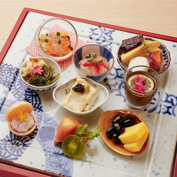 [momo main dinner course] Sashimi, Hassun, meat dishes, etc. Course Nayuta 10,000 yen (tax included)