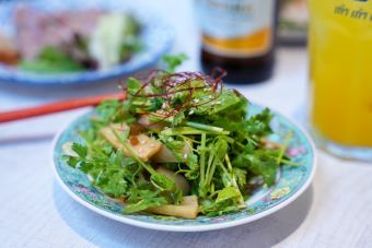 香菜和竹筍