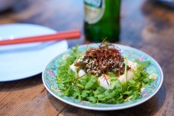 香菜豆腐