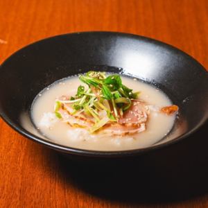 【ご飯】鶏白湯茶漬け