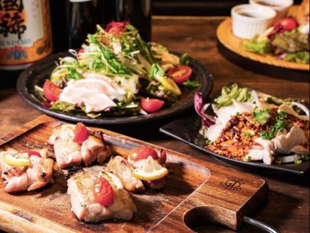 【年末派对】超值年末派对套餐，精选鸡肉，2小时畅饮生啤，仅需4000日元