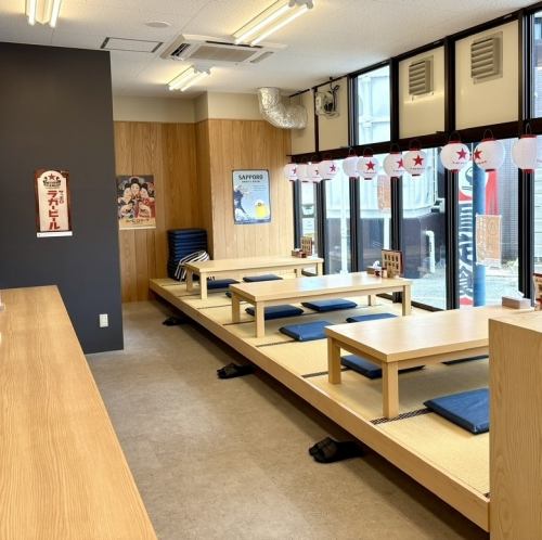 木の温もり溢れる空間♪多彩なシーンに合うお席◎