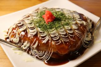 square okonomiyaki