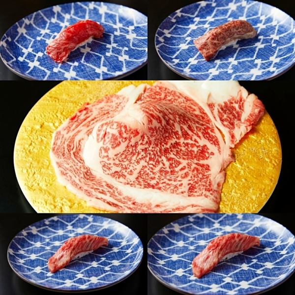 ◇近江牛与北海道米的结合♪◇ 瘦肉与肥鲔鱼的【肉寿司】！