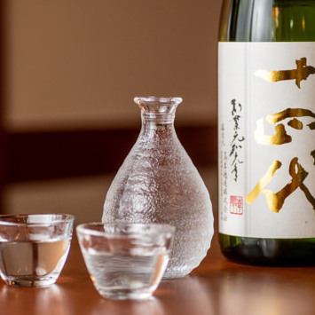 A wide variety of sake and shochu