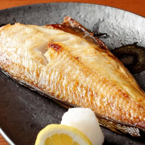 Grilled striped Atka mackerel