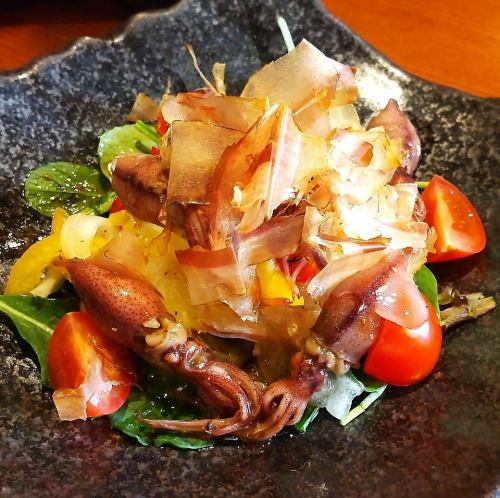 ほたるいかの新玉ねぎのマリネ