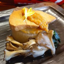 清蒸黃尾魚配蘿蔔