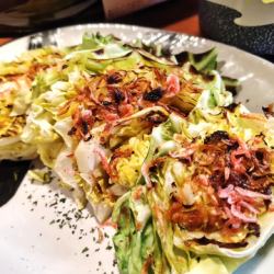 烤春甘藍佐鯷魚