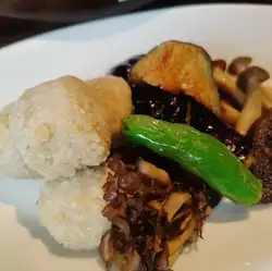 炸芋头和秋茄子