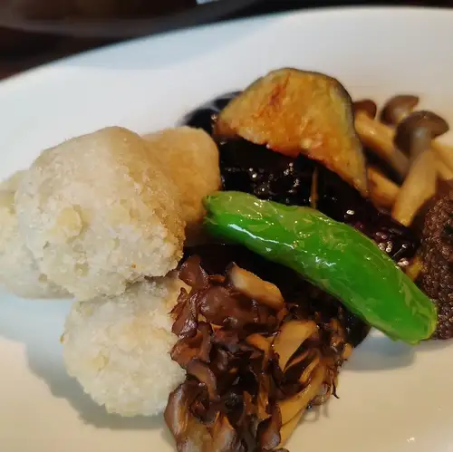 里芋と秋茄子の揚げ出し