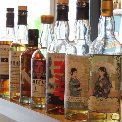 ウイスキー各種取りそろえ
