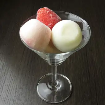 苺と3種の雪見だいふく