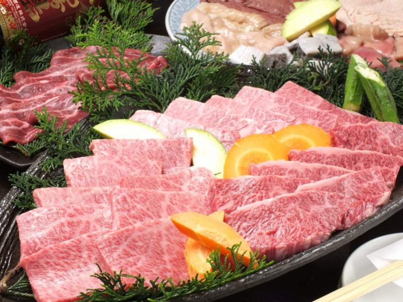 [Specially selected Japanese beef platter]