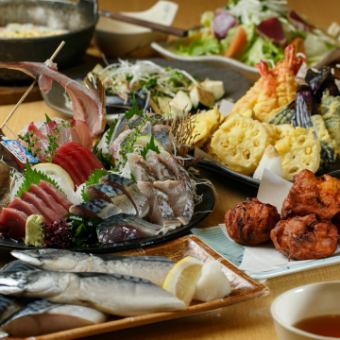 ★March and April limited plan★ [Spring Kuroshio Course] 7 dishes, 2.5 hours all-you-can-drink (last order 30 minutes)