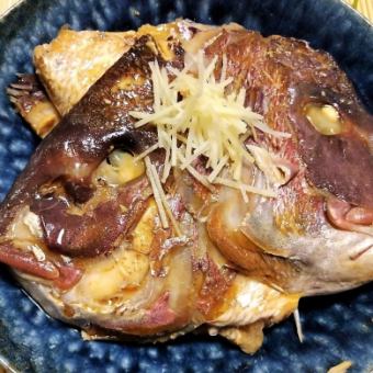 ◆Fisherman's dish: Red sea bream kabuto boiled in salt