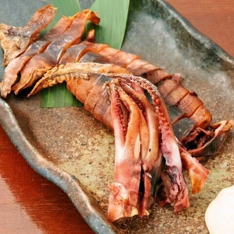 ◆ Whole dried squid with liver from Niigata