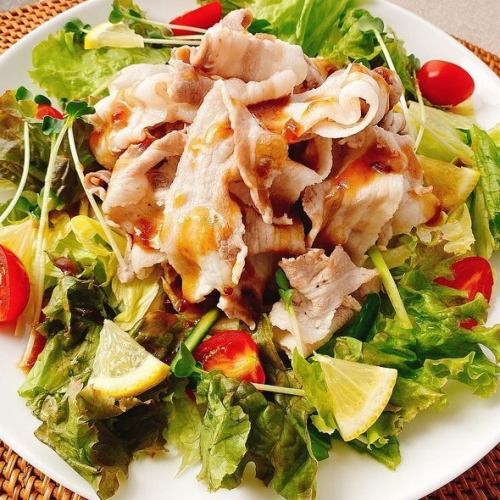 ◆ Pork shabu-shabu salad with sesame sauce