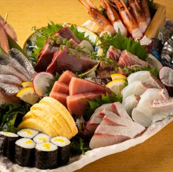 ◆豐洲直接購買今天的生魚片6種拼盤