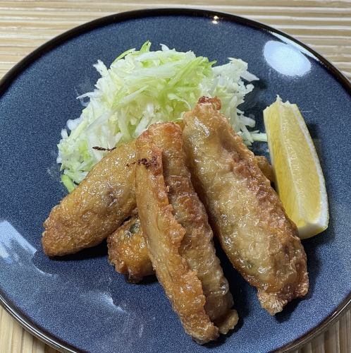 鶏皮餃子