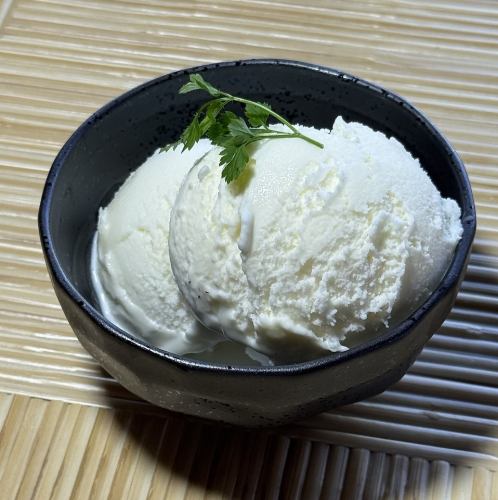 バニラアイス