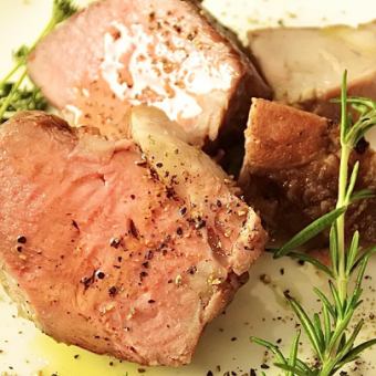 【Fiore Fiore】料理套餐 三重品牌「烤松阪豬肉」為主菜6道菜
