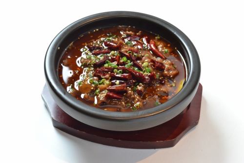 Sichuan-style beef stew/stir-fried lamb and vegetables