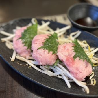 まぐろトロたたき焼き