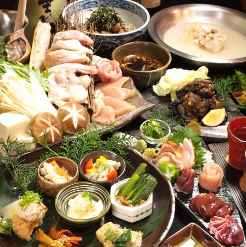 [推薦用於各種宴會]連老闆都會同意!優質的雞肉生魚片和30多種無限暢飲的清酒4,000日元起