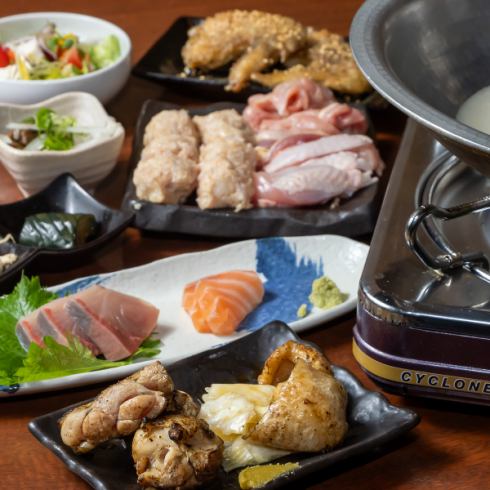 当店自慢の水炊きからもつ鍋まで、お鍋料理を各種ご用意