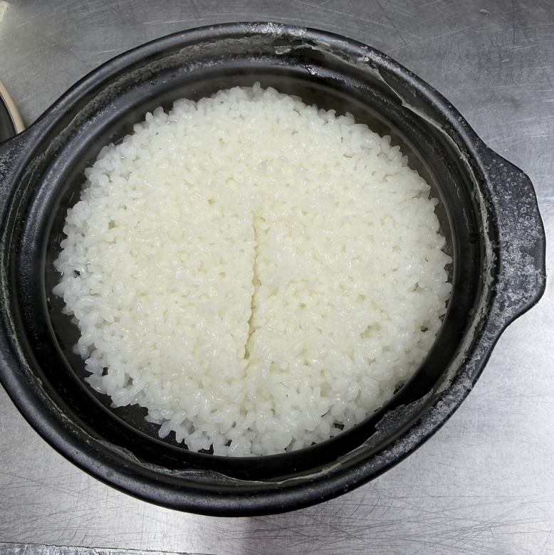 土鍋ご飯に変更（１合）