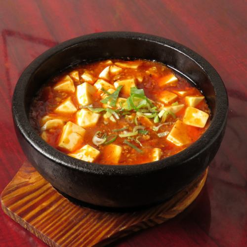 中国人シェフが作る本場の麻婆豆腐
